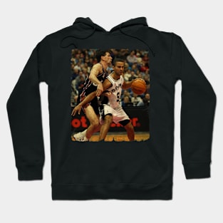 John Stockton vs Tony Parker Hoodie